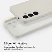 imoshion Coque Couleur avec MagSafe Samsung Galaxy S24 - Beige