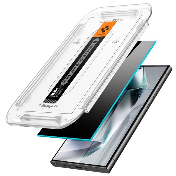 Spigen Protection d'écran en verre trempé GLAStR Privacy Applicator Samsung Galaxy S24 Ultra
