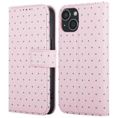 imoshion Étui de télephone portefeuille Design Apple iPhone 15 - Happy Dots