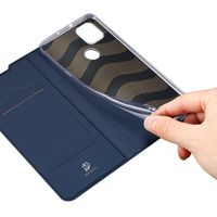 Dux Ducis Étui de téléphone Slim Motorola Moto G9 Power - Bleu foncé