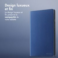 Accezz Coque tablette Classic Samsung Galaxy Tab A9 8.7 pouces - Bleu foncé