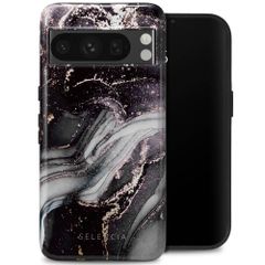 Selencia Coque arrière Vivid Google Pixel 8 Pro - Chic Marble Black