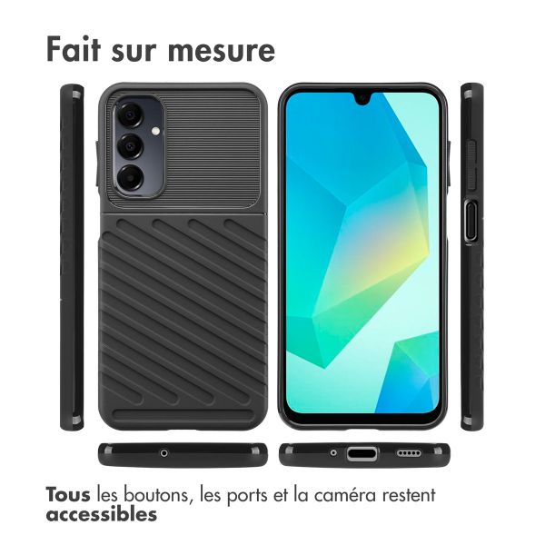 imoshion Coque arrière Thunder Samsung Galaxy A16 - Noir