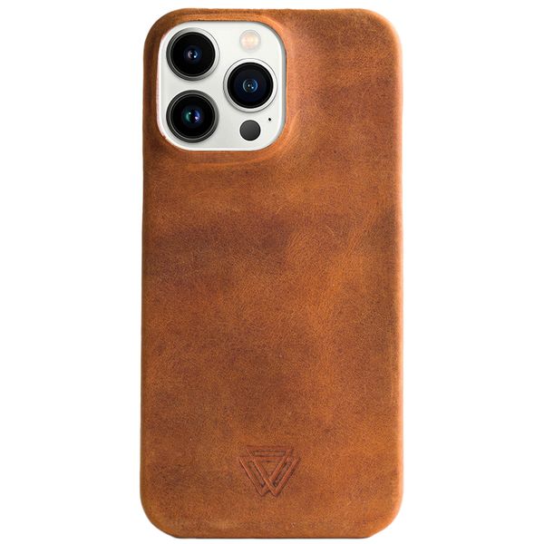 Wachikopa Coque Full Wrap iPhone 13 Pro - Camel