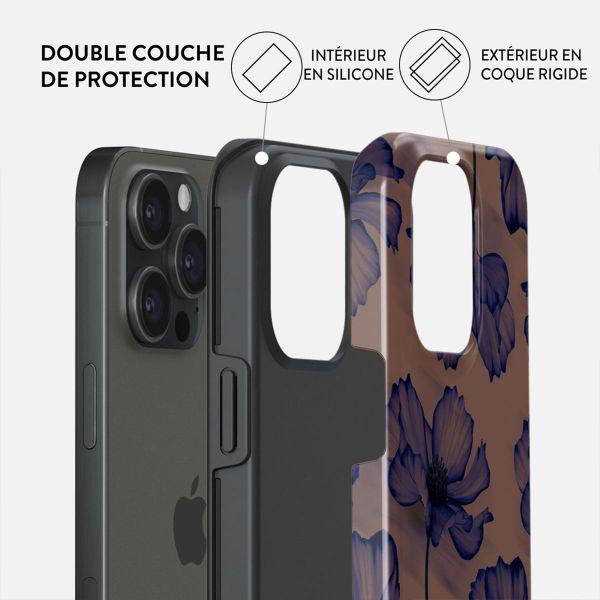 Burga Coque arrière Tough iPhone 15 Pro - Velvet Night