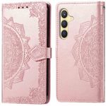 imoshion Etui de téléphone portefeuille Mandala Samsung Galaxy S25 Plus - Rose Dorée