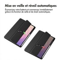 imoshion Coque tablette rigide Trifold Samsung Galaxy Tab S11 Ultra - Noir