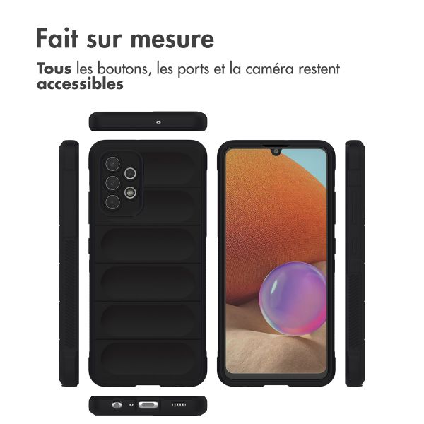 imoshion Coque arrière EasyGrip Samsung Galaxy A32 (4G) - Noir