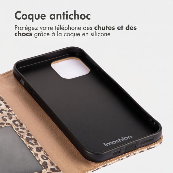 imoshion Étui de télephone portefeuille Design Apple iPhone 15 - Leopard Mood
