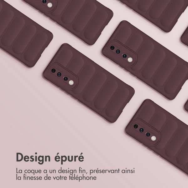 imoshion Coque arrière EasyGrip Honor 90 Pro - Aubergine