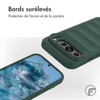 imoshion Coque arrière EasyGrip Google Pixel 9 / 9 Pro - Vert foncé