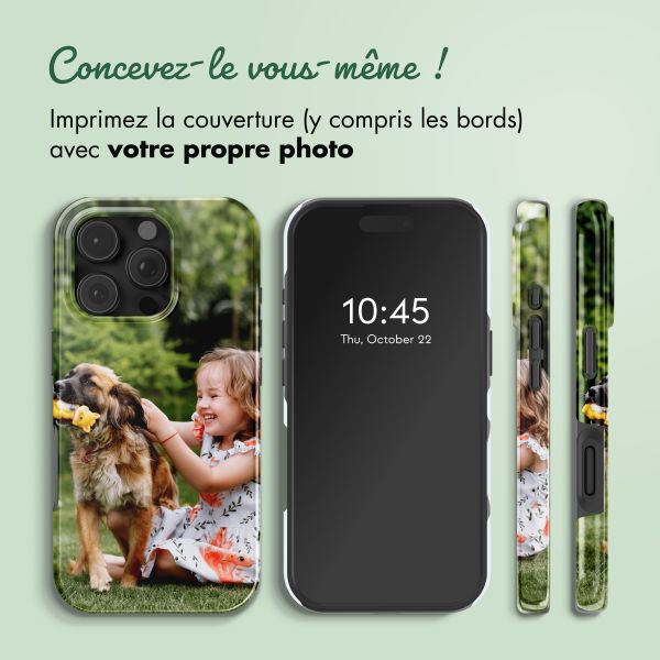 Concevez votre propre coque Tough avec MagSafe Apple iPhone 16 Pro Max - Blanc