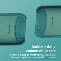imoshion Coque arrière Color avec cordon amovible et MagSafe Apple iPhone 16 Pro Max - Vert foncé