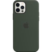 Apple Coque en silicone MagSafe Apple iPhone 12 (Pro) - Cypress Green