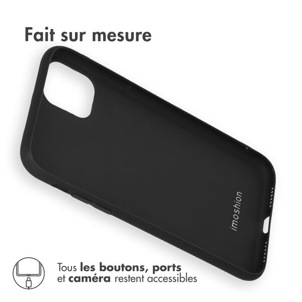 imoshion Coque Couleur Apple iPhone 11 - Noir