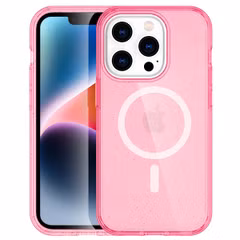 imoshion Coque Pailletée avec MagSafe Apple iPhone 14 Pro - Paillettes Rose