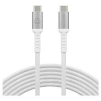 dbramante1928 Câble de recharge Re-charge USB-C vers USB-C 100 W - 3 mètres - Blanc