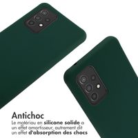 imoshion Coque en silicone avec cordon Samsung Galaxy A53 - Vert foncé