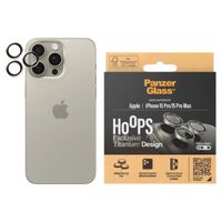 PanzerGlass Protection Caméra Hoop Optic Rings iPhone 15 Pro / 15 Pro Max - Natural Titanium