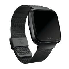 Fitbit Bracelet Metal Mesh Fitbit Versa / Versa 2 / Versa Lite - Noir