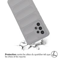 imoshion Coque arrière EasyGrip Samsung Galaxy A53 - Gris