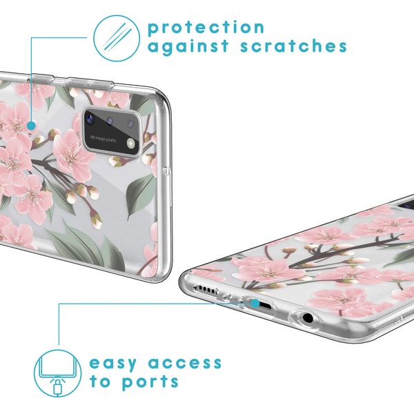 imoshion Coque Design Samsung Galaxy A41 - Cherry Blossom