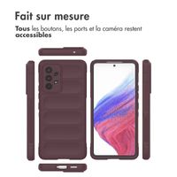 imoshion Coque arrière EasyGrip Samsung Galaxy A53 - Aubergine