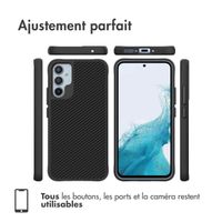 imoshion Coque Rugged Hybrid Carbon Samsung Galaxy A34 (5G) - Noir