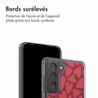 imoshion Coque Design Samsung Galaxy S21 FE - Hearty Coral Dust