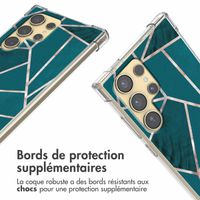 imoshion Coque Design avec cordon Samsung Galaxy S24 Ultra - Petrol Green Graphic