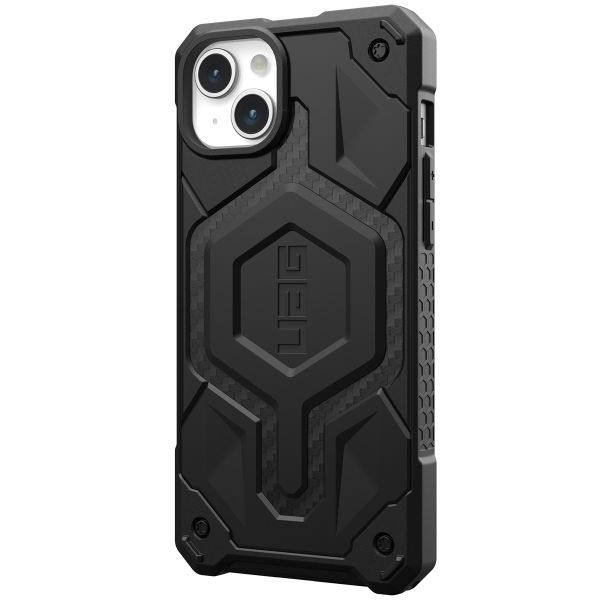 UAG Coque arrière Monarch Pro Apple iPhone 15 Plus - Carbon Fiber