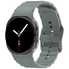 imoshion Bracelet Wave en silicone Samsung Galaxy Watch 8 (40/44mm) / Classic (46mm) - Gris foncé