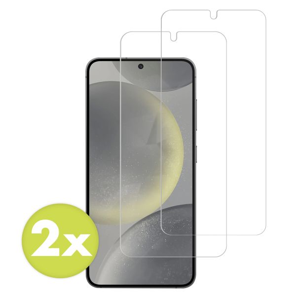 Accezz Protection d'écran en verre trempé 2-pack Samsung Galaxy S25