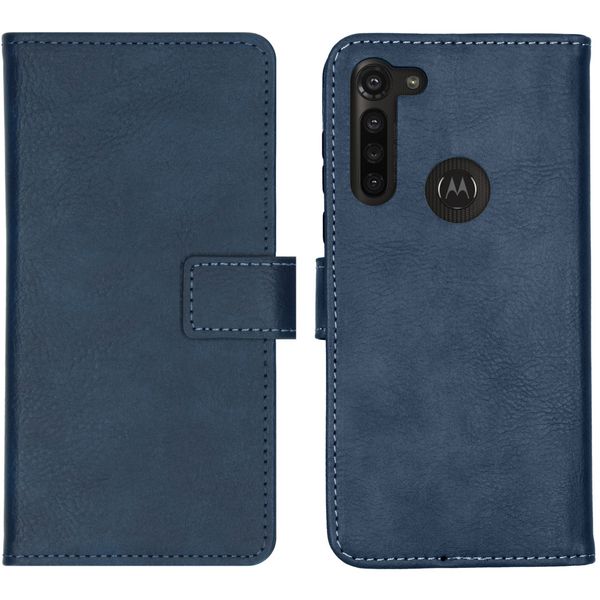 imoshion Étui de télephone portefeuille Motorola Moto G8 Power - Bleu foncé