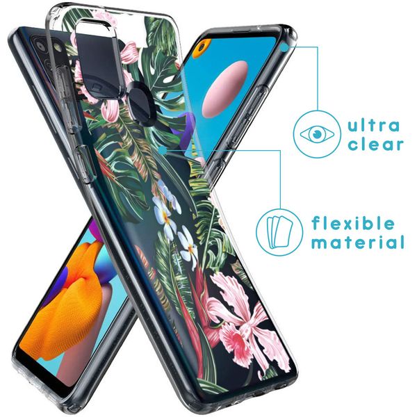 imoshion Coque Design Samsung Galaxy A21s - Tropical Jungle