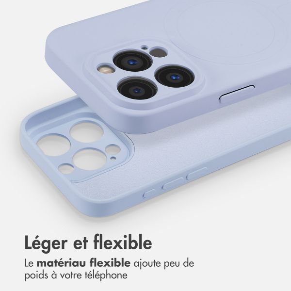 imoshion Coque Couleur avec MagSafe iPhone 15 Pro - Lilas