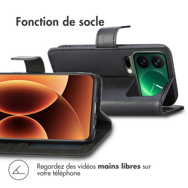 imoshion Étui de télephone portefeuille Xiaomi 17 Pro Max - Noir