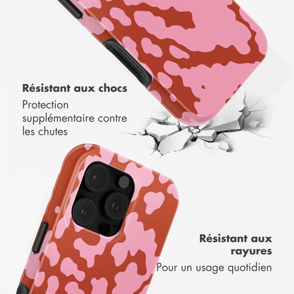 Selencia Coque arrière Vivid avec MagSafe Apple iPhone 16 Pro Max - Moo’d Blush Pink