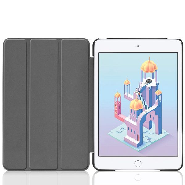 imoshion Coque tablette Trifold Apple iPad Mini 5 (2019) / Mini 4 (2015) - Bleu foncé