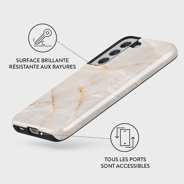 Burga Coque arrière Tough Samsung Galaxy S22 - Vanilla Sand