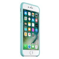 Apple Coque en silicone Apple iPhone SE (2022 / 2020) / 8 / 7 - Sea Blue