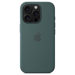 Apple Coque en silicone MagSafe Apple iPhone 16 Pro - Lake Green