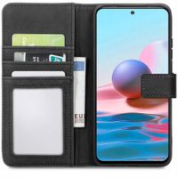 imoshion Étui de télephone portefeuille de luxe Xiaomi Redmi Note 10 Pro - Noir