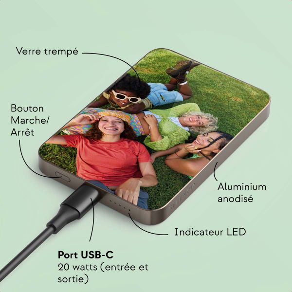 Crée ta propre Batterie externe MagSafe 5000 mAh - Desert Gold