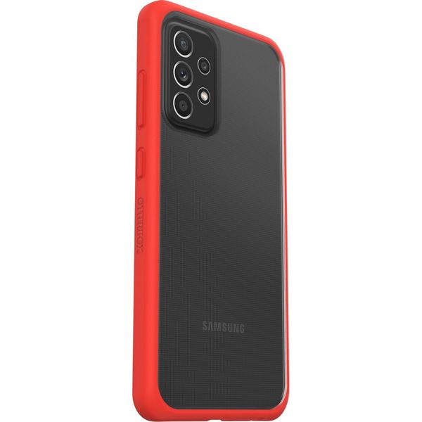 OtterBox Coque arrière React Samsung Galaxy A52(s) (5G/4G) -Transparent/Rouge