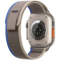 Apple Bracelet Trail Loop Apple Watch Series 1 t/m 11 / SE / Ultra (44/45/46/49 mm) - Taille M/L - Blue / Grey