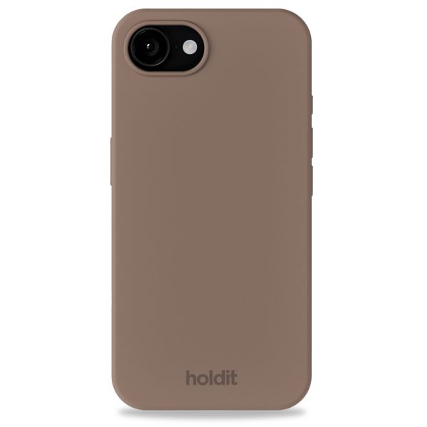 Holdit Coque Silicone iPhone 16e - Mocha Brown