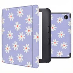 imoshion Design Slim Hard Sleepcover avec support Kobo Libra 2 / Tolino Vision 6 - Flowers Distance