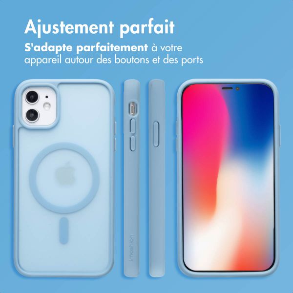 imoshion Coque Color Guard avec MagSafe iPhone 11 - Bleu clair