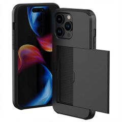 imoshion Coque arrière avec porte-cartes Apple iPhone 15 Pro Max - Noir